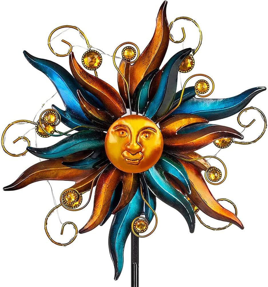 VEWOGARDEN Garden Solar Wind Spinner just $17.99 at Amazon