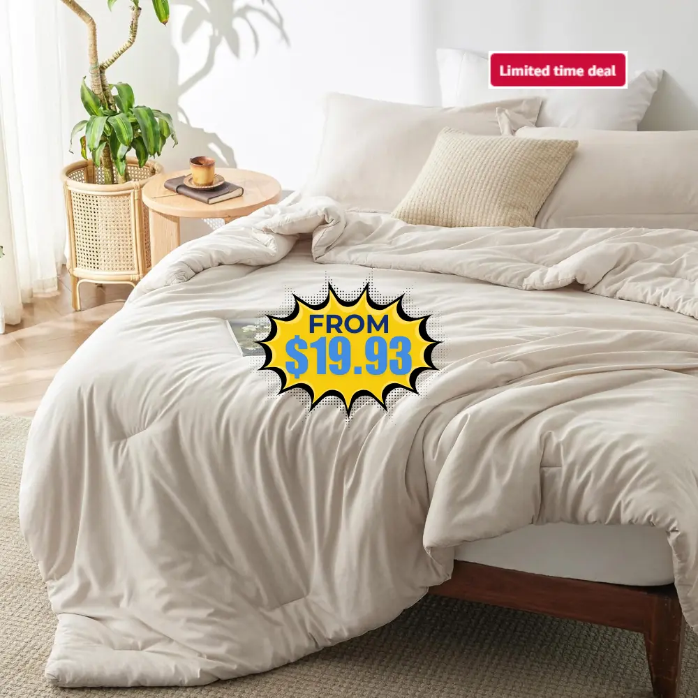 Bedsure Comforter Set, 3 Pieces