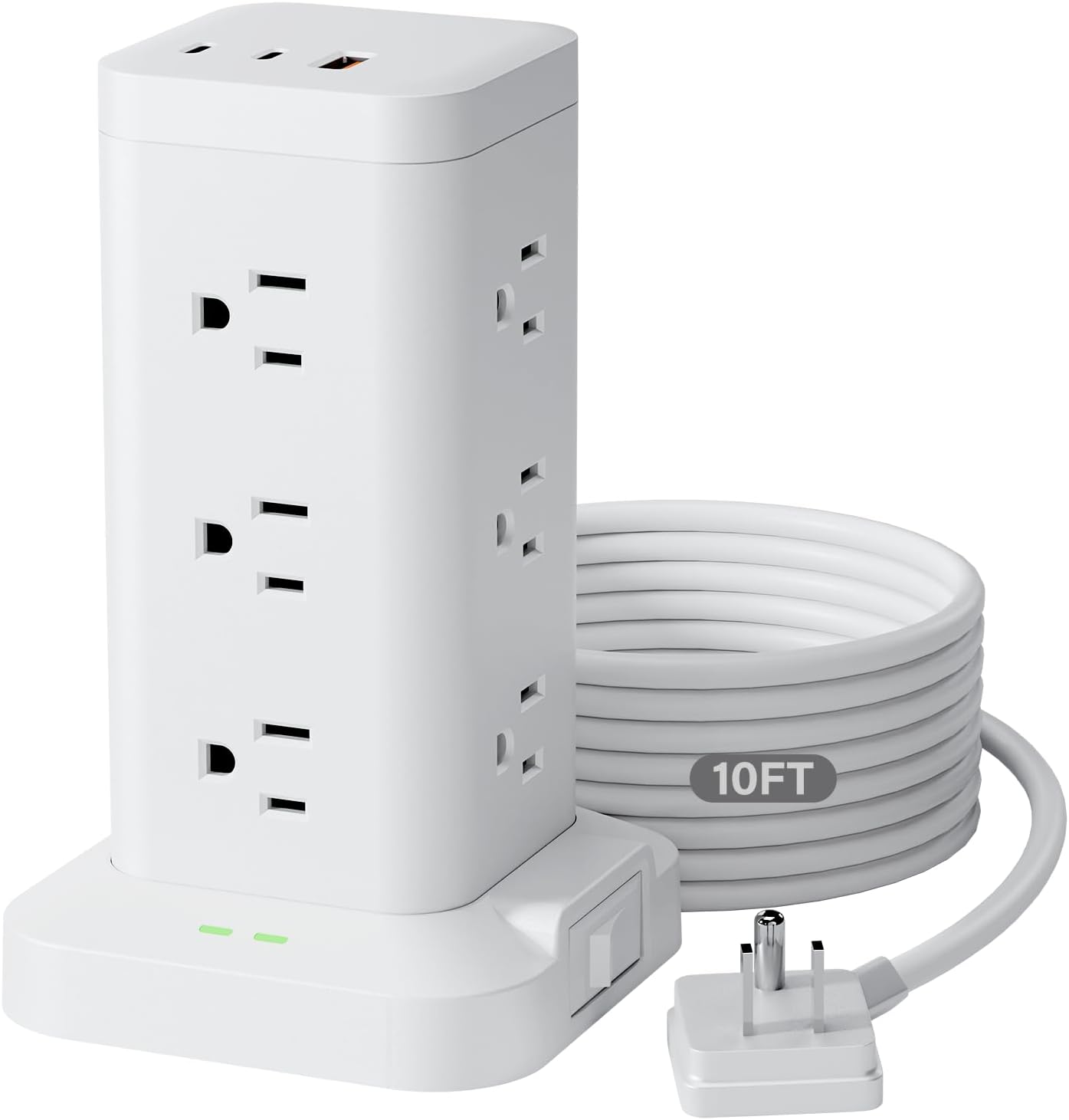 Power Strip Tower with Surge Protector Now $17.49 at Amazon