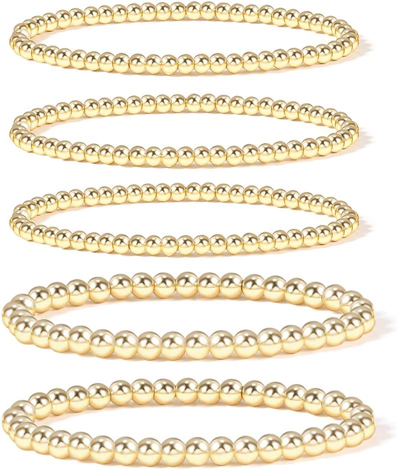 Badu Gold Plate Bead Bracelet for Women just $10.99 at Amazon