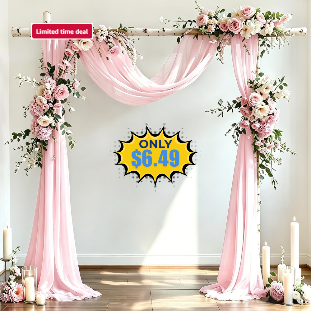 DeZerlor Wedding Arch Draping Fabric