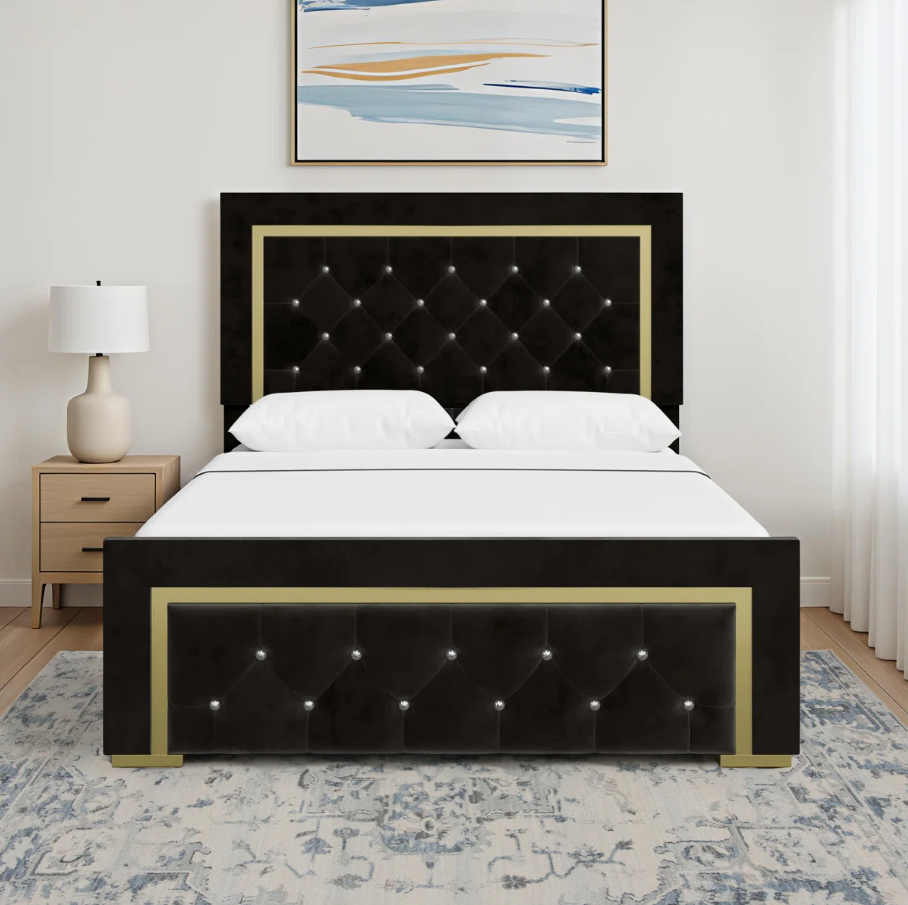 Crossett Upholstered Standard Bed Deal at Wayfair