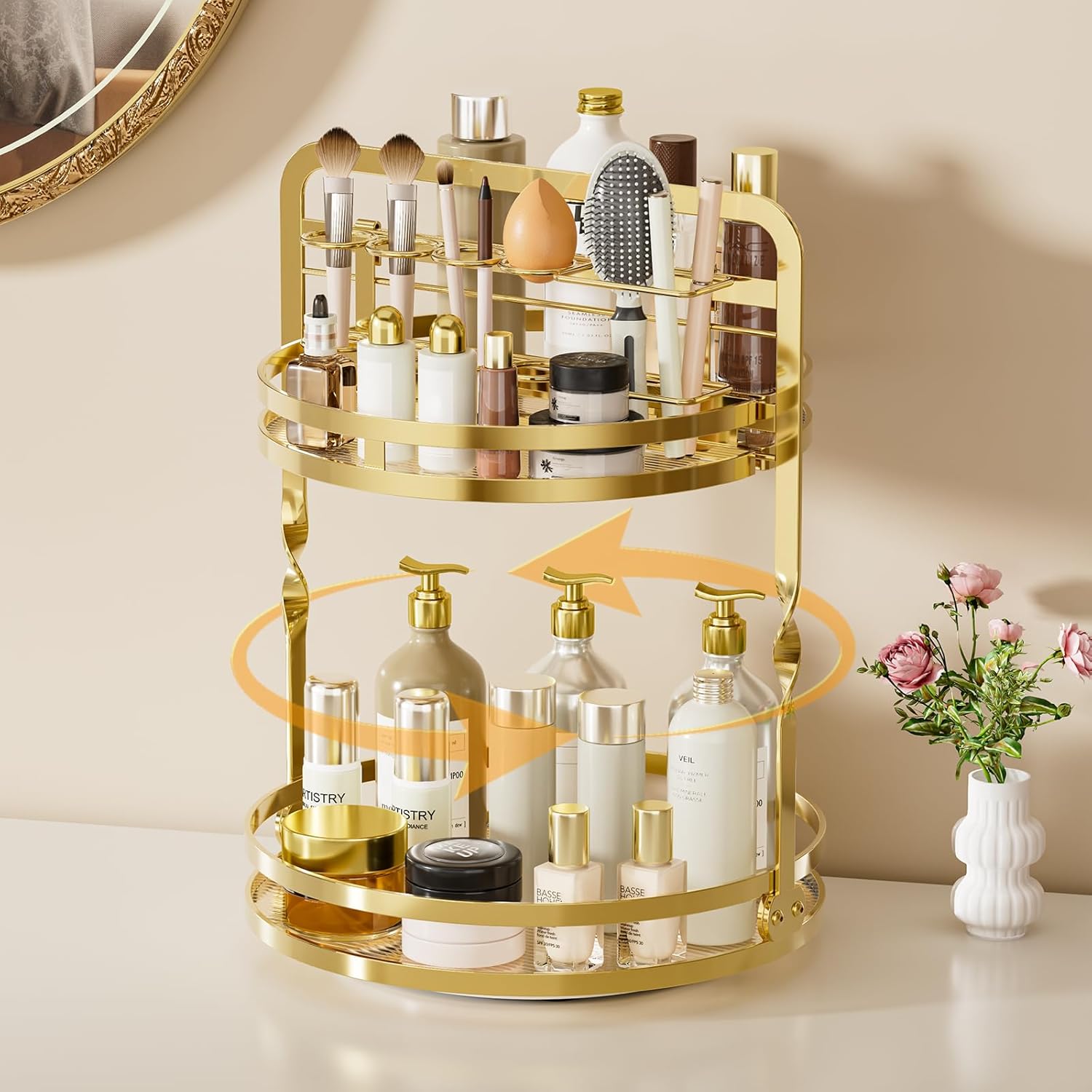 Rotating Makeup Organizer Now $15.99 at Amazon