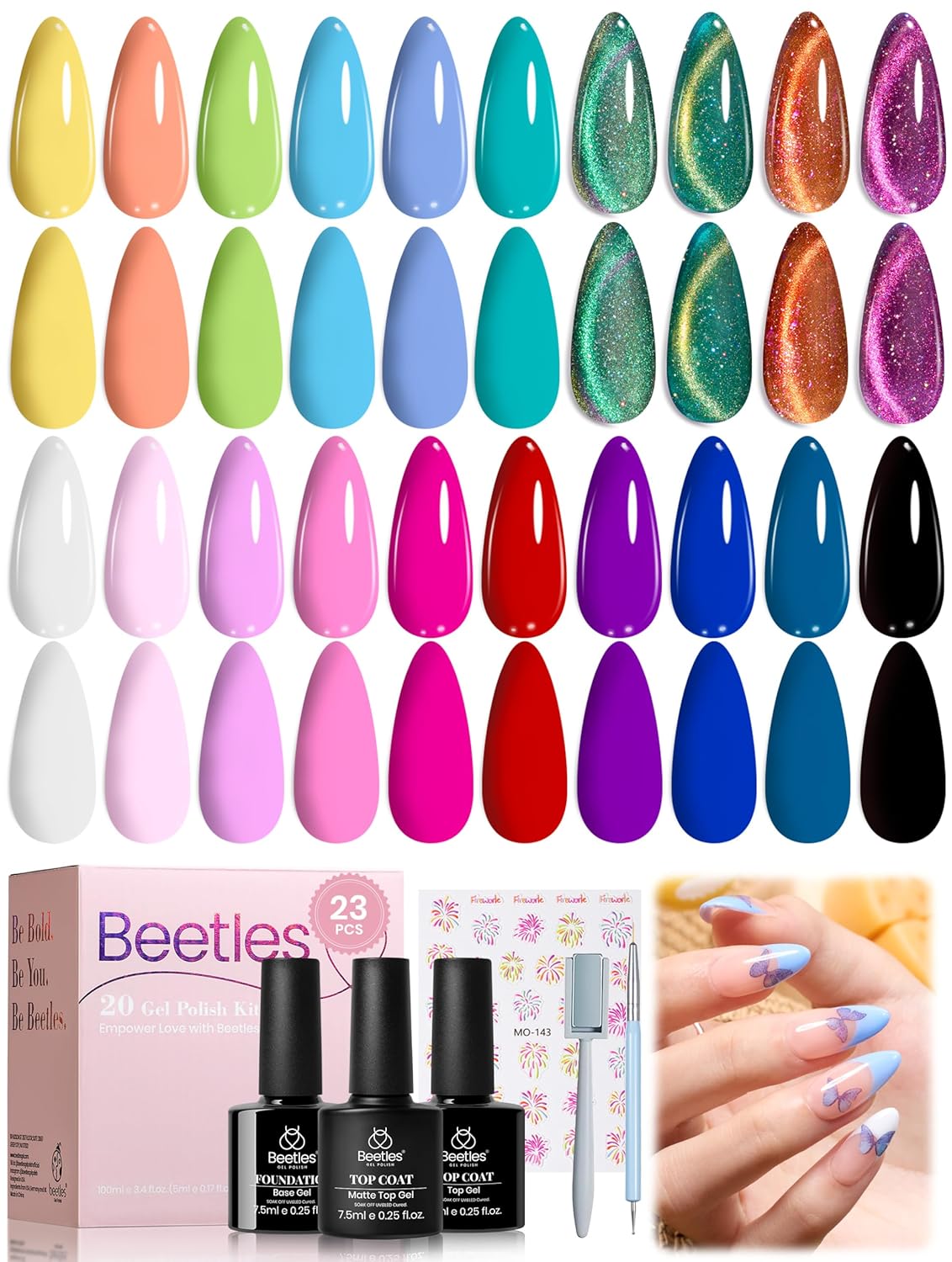 Beetles Gel Nail Polish Set just $ at Amazon