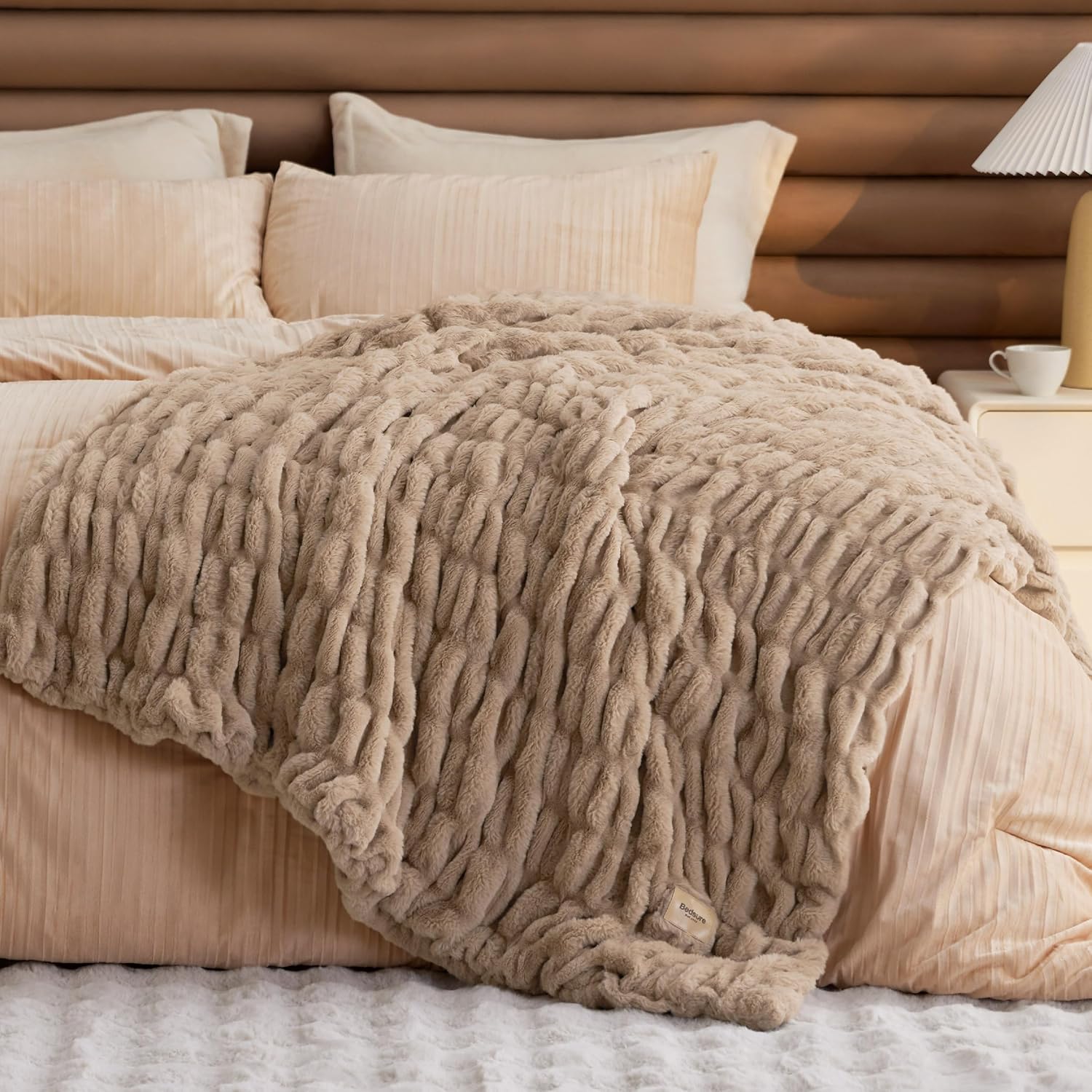 Bedsure Faux Fur Throw Blanket just $28.49 at Amazon