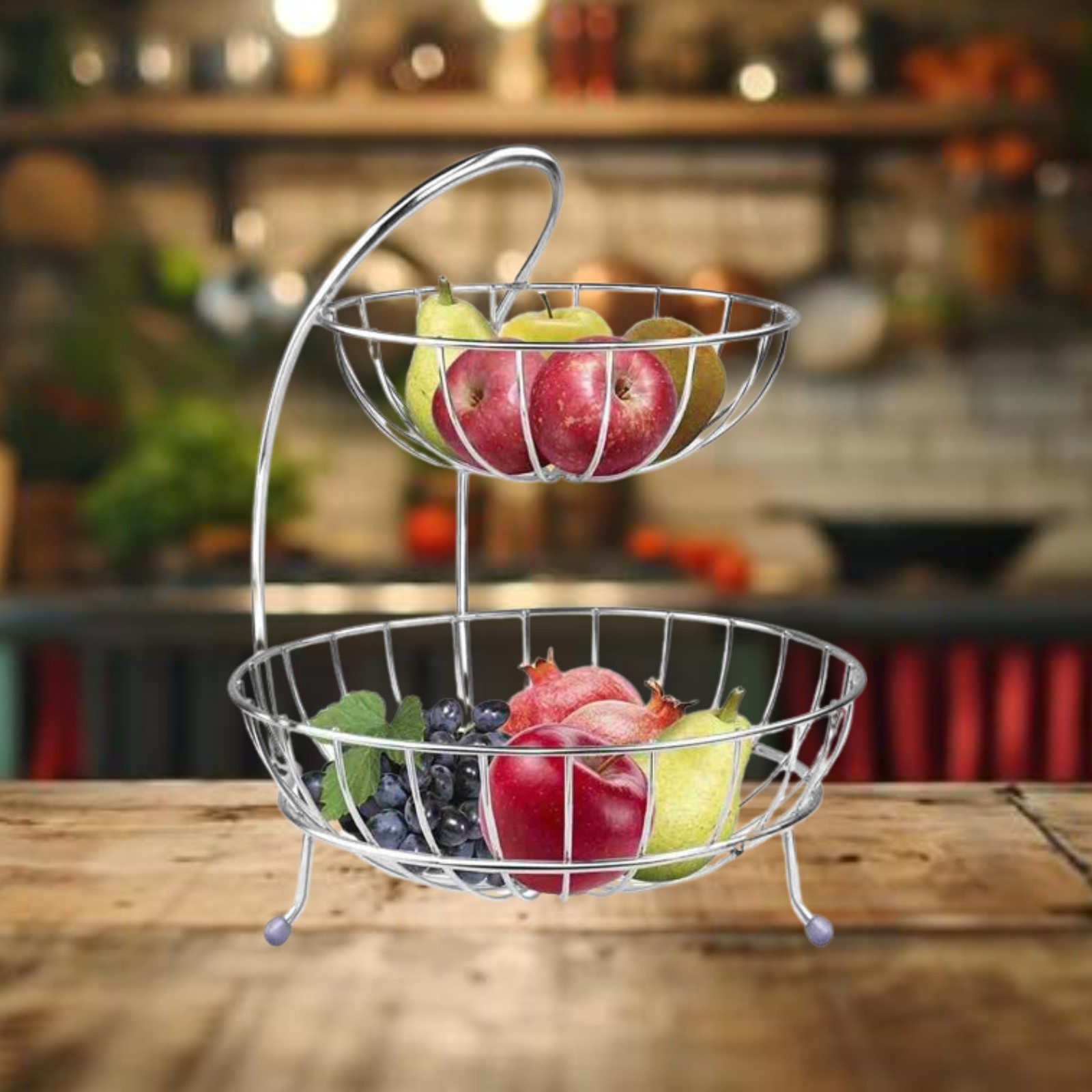 Frrestar 2-Tier Fruit Vegetable Basket at Freestar