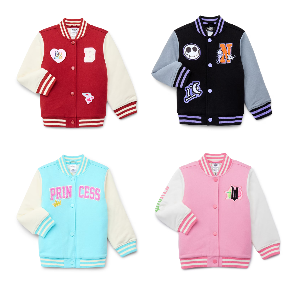 Character Toddler Varsity Jacket Deal at Walmart: Save $6.01