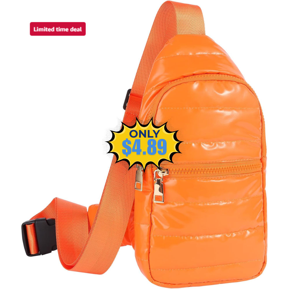 Women Quilted Puffer Crossbody Bags