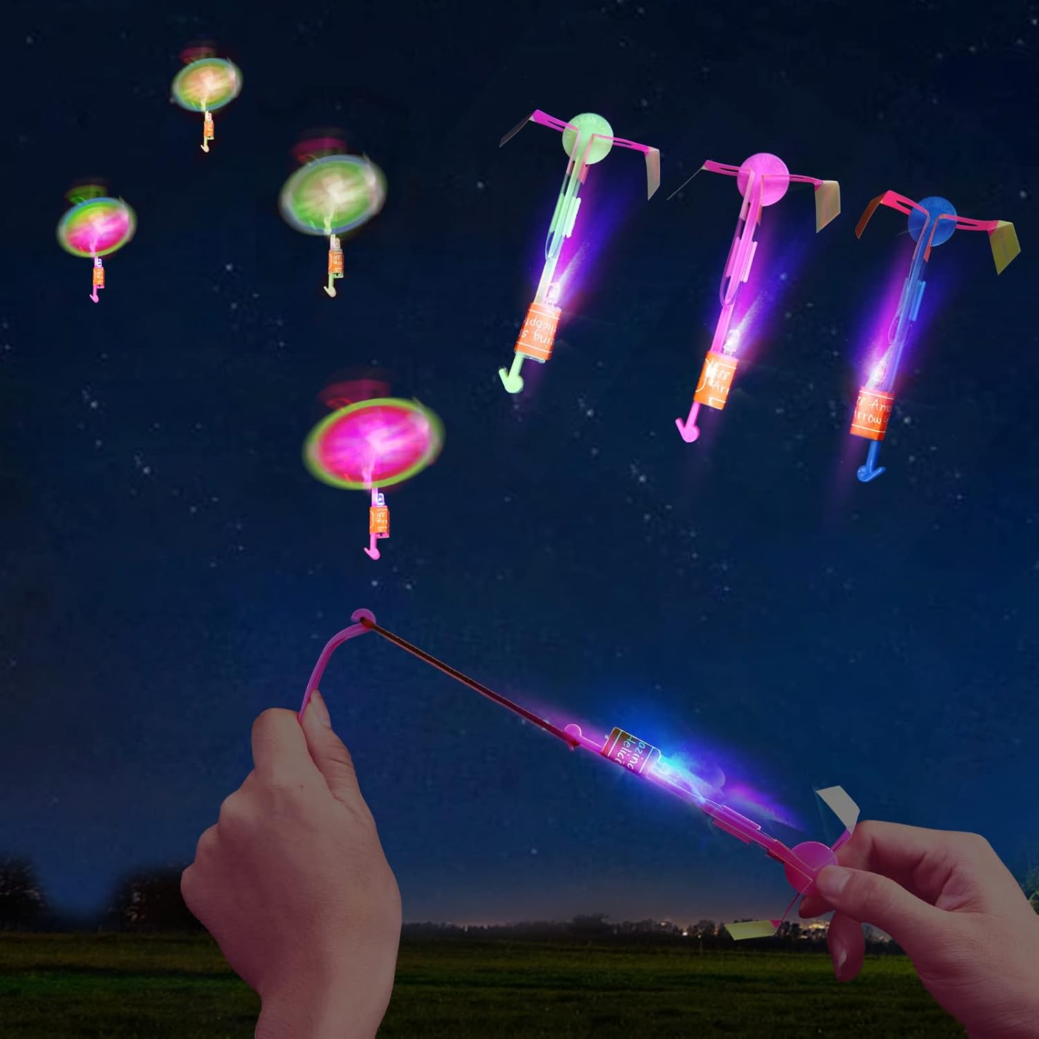 Lpvoqpth 25 Sets LED Flying Set just at Amazon