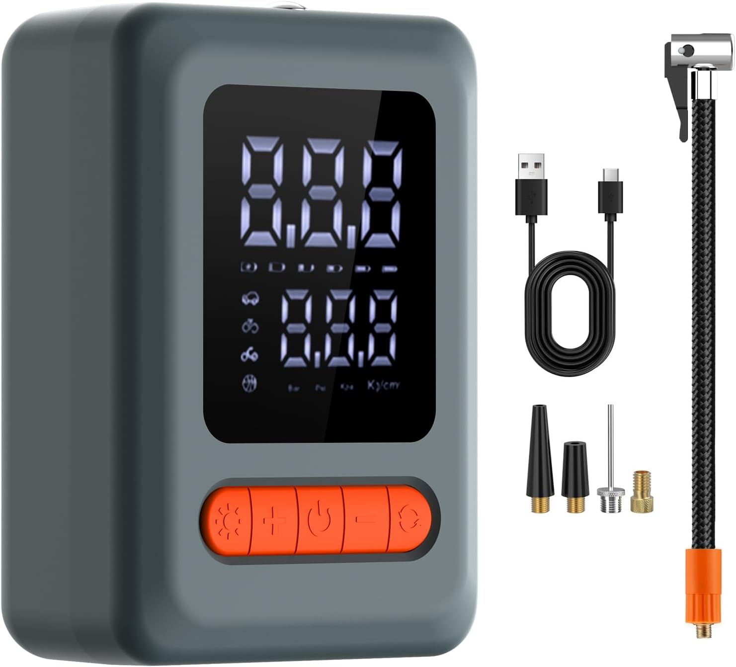 $9.xx Portable Tire Inflator Air Compressor & Car Jump Starter at