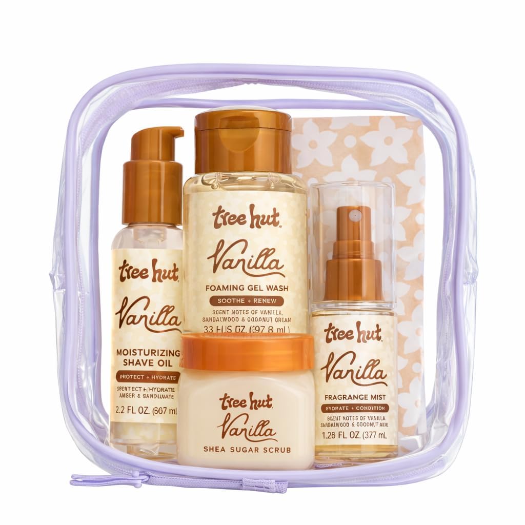 $16.xx Tree Hut Mini Vanilla Everything Shower Gift Set at Amazon