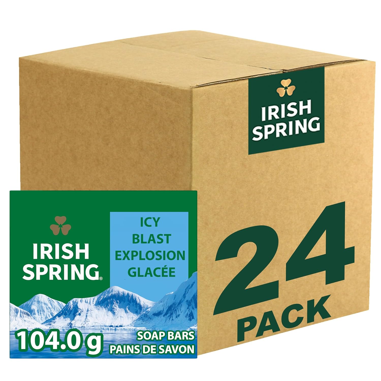 $15.xx Irish Spring Icy Blast Bar Soap 24 Pack Deal at Amazon