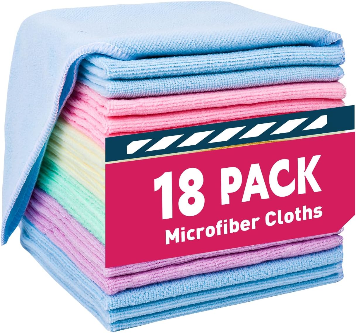 TEAWOO Microfiber Cleaning Cloths – 18 Pack just $10.99 at Amazon