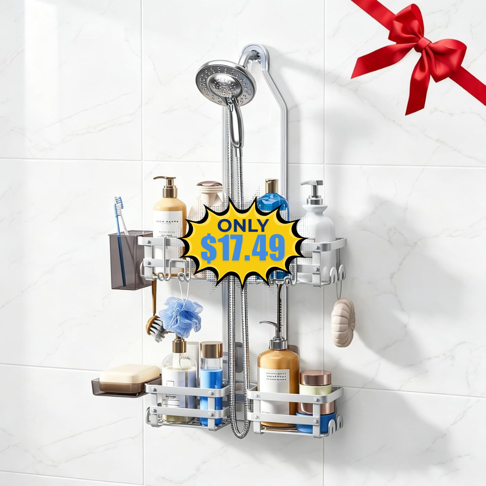 GAOKASE Aluminum Shower Caddy Hanging Deal: Save 30%