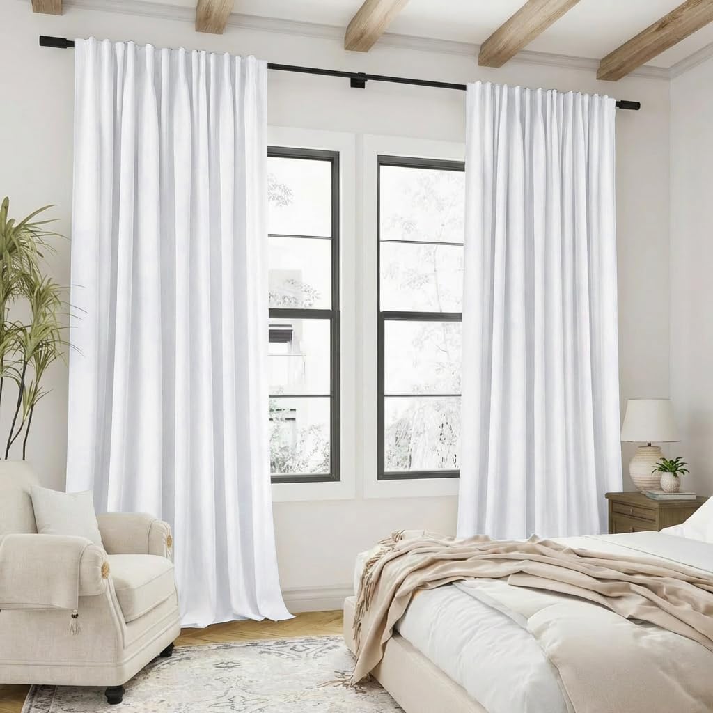 $19.xx Extra Wide 70 Inch Blackout Curtains 2 Panel Set at Amazon