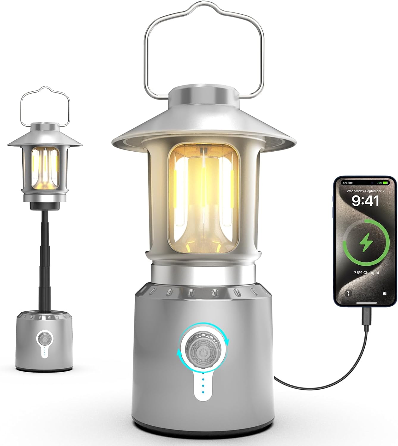 KOBAIBAN Rechargeable Camping Lantern 8000mAh ONLY $49.99 at Amazon