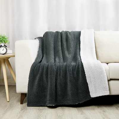 Sherpa Reversible Throw Blanket Deal at Walmart