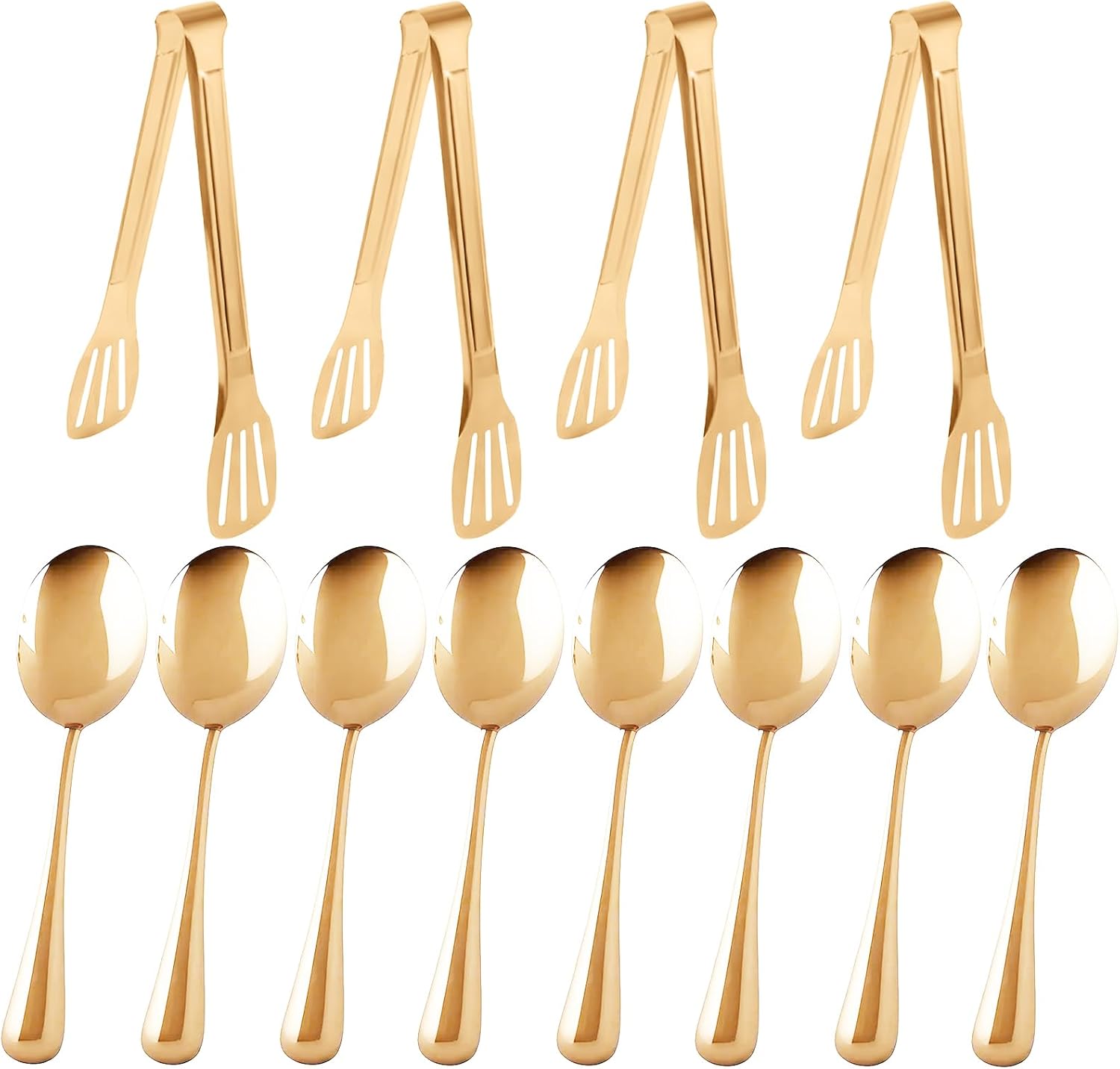 12PCS Stainless Steel Serving Utensils Sets ONLY $27.99 at Amazon