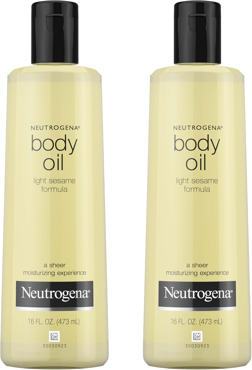 Neutrogena Body Oil Light Sesame Formula, Twin Pack of 16 fl oz,