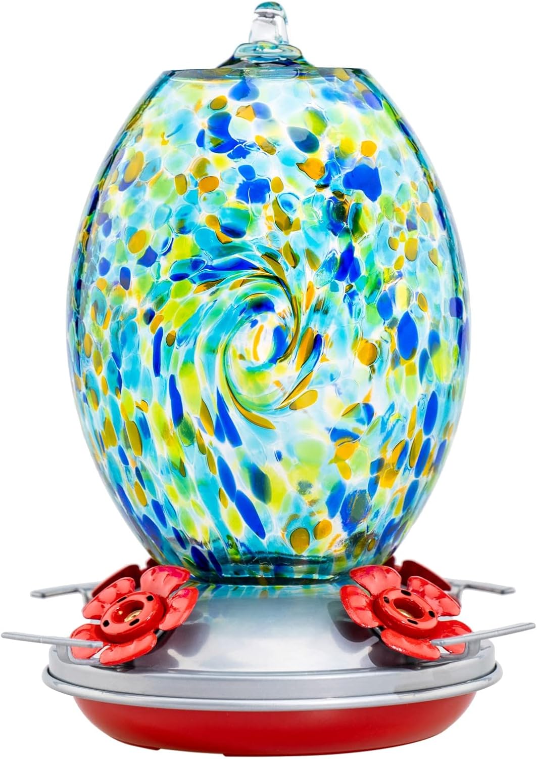 Muse Garden Glass Humming Bird Feeders for Outdoors - 27OZ B deal at Amazon