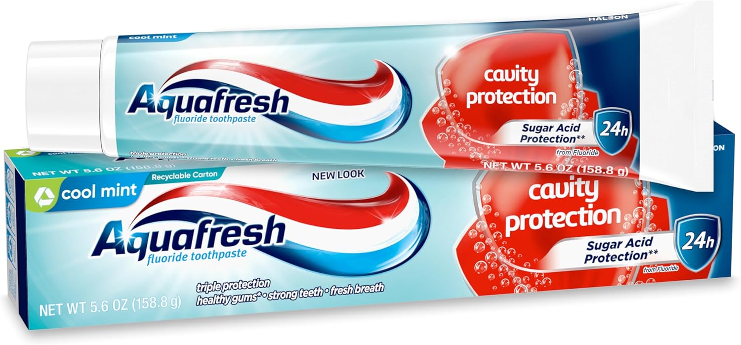 Aquafresh Cavity Protection Fluoride Toothpaste for Healthy