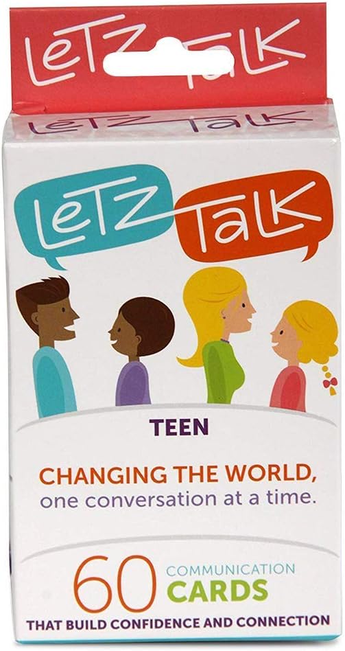 Letz Talk Conversation Cards for Teens – Communication Cards to B