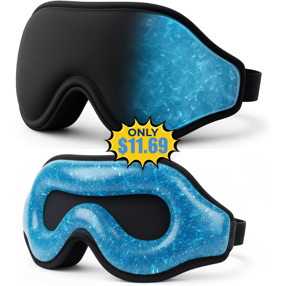 3D Zero-Pressure Sleep Mask Deal: Save 40% at DealsFinders.com