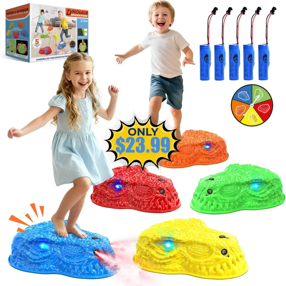 Dino Roaring & Light up Stepping Stones Deal: Save 33%