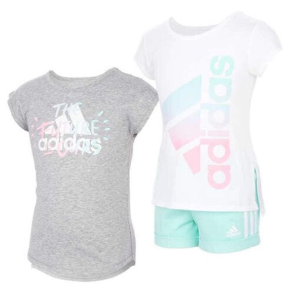 Adidas Girls’ 2T-6X Two-Piece Set Deal at Macy’s