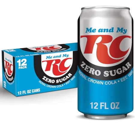 12-Pack 12oz RC Cola Zero Sugar Soda $5 at Amazon
