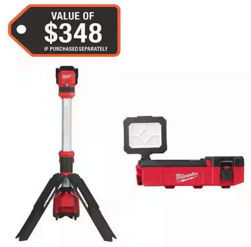 Home Depot Daily Pick: Milwaukee M12 1400 Lumen ROCKET LED Stand