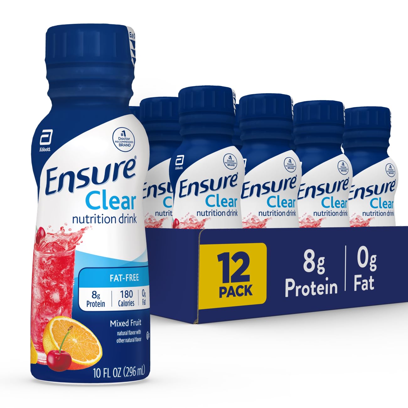 As Low as $11.xx Ensure Clear Mixed Fruit Nutritional Drink 12-Pa