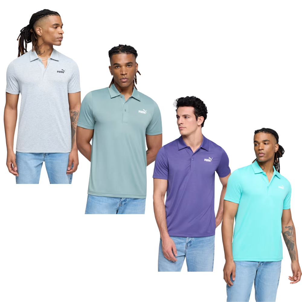 PUMA Essentials Men’s Polo Shirt Deal for $13.99