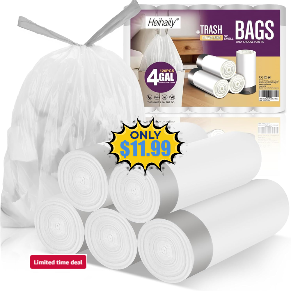 4-Gallon Trash Bag Small-Garbage-Bags