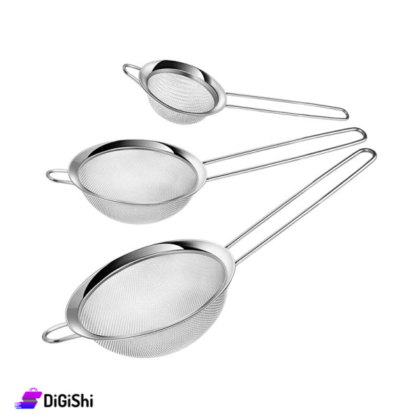JEEXI Set of 3 Stainless Steel Strainers just $14.99 at Walmart