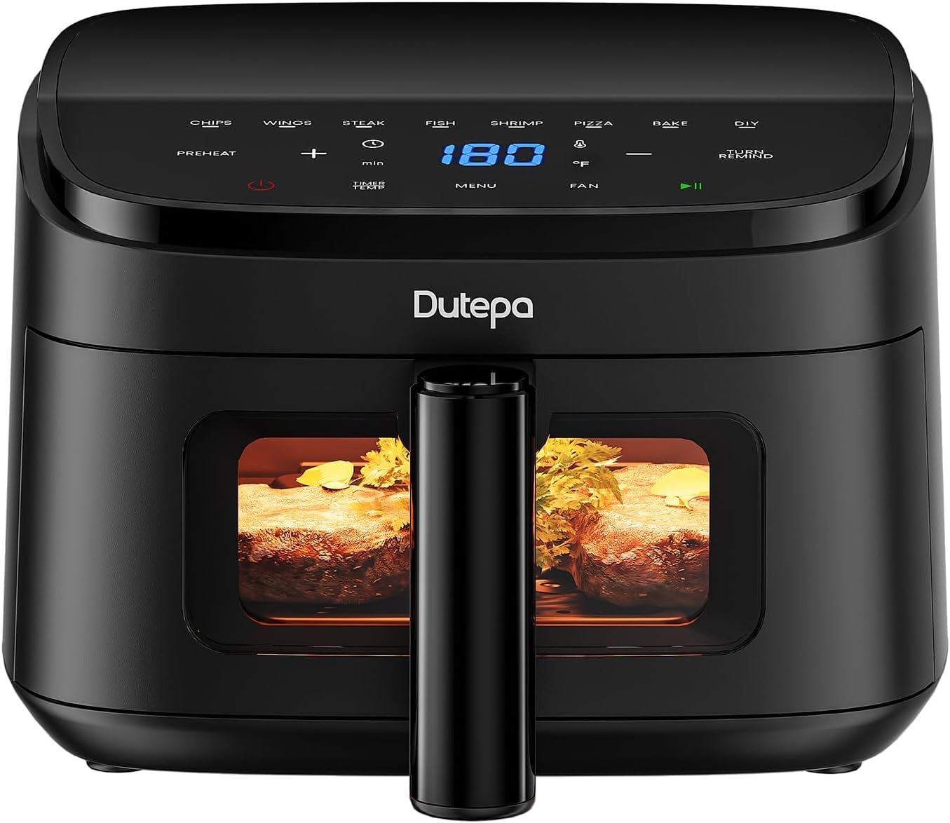 Air Fryer 8-in-1, 4.5Qt Air Fryer, Space-Saving & Compact with DC