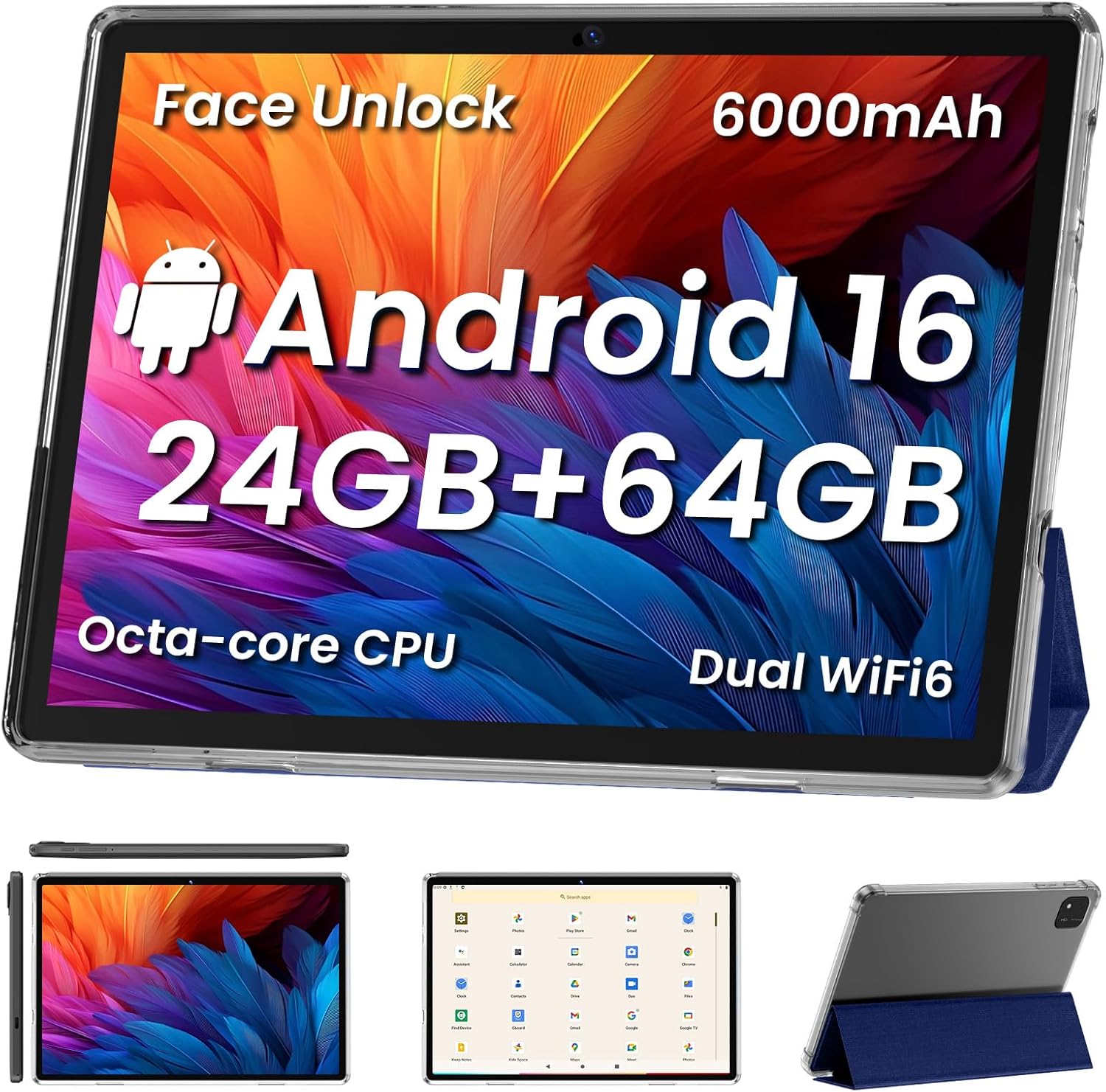 COLORROOM Android16 Tablet,10inch Tablets, Octa Core CPU, 24 deal at Amazon
