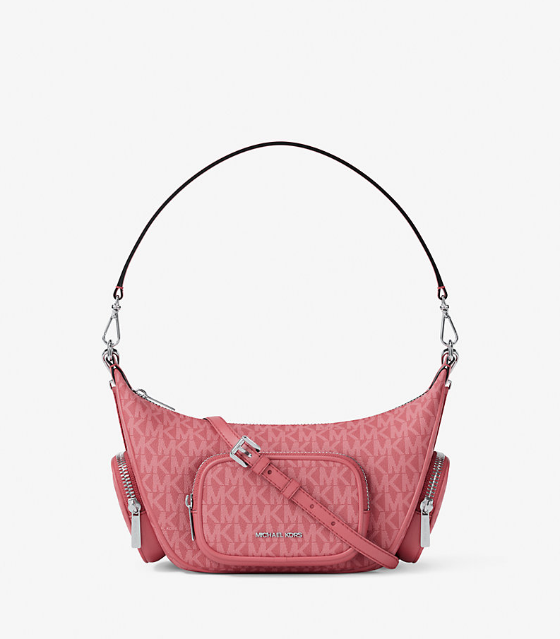 Merritt Small Signature Logo Convertible Shoulder Bag Deal at Michael Kors