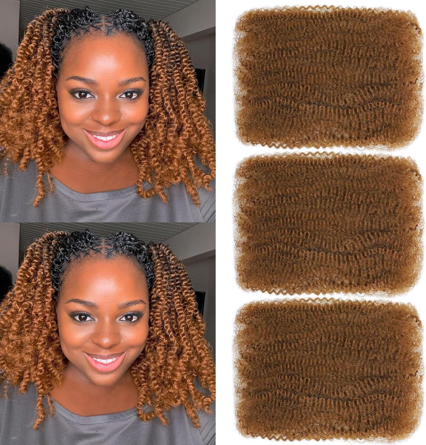 10 Inch kinky twist hair 4C Afro Kinky-Curly for Twist Synth deal at Amazon