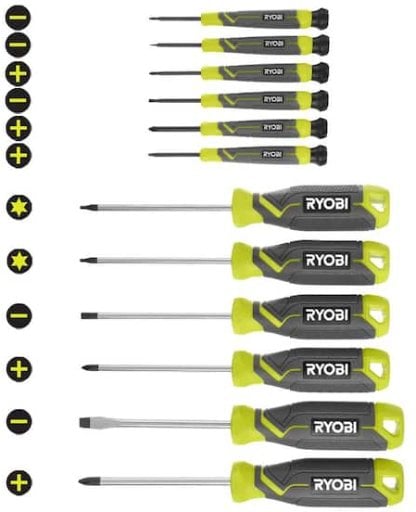 Home Depot Home Pick: RYOBI 12-Piece Screwdriver Set w/ Cushion G