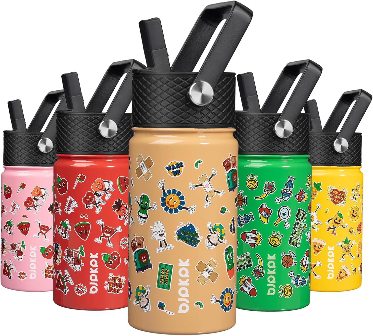 BJPKPK Insulated Water Bottle with Straw Lid just $6.32 at Amazon