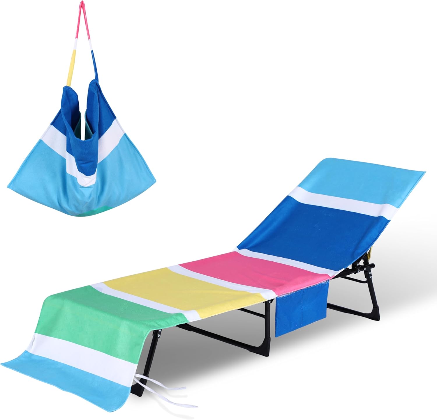 THOVSMOON Beach Lounge Chair Towel Cover,Soft Microfiber Cha deal at Amazon