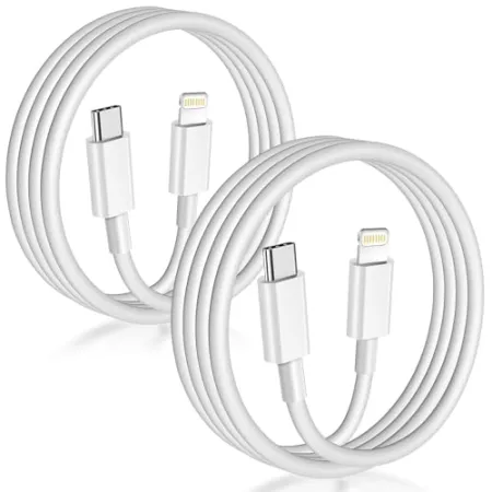 2-Pack APFEN 6' USB C to Lightning Cable deal at Amazon