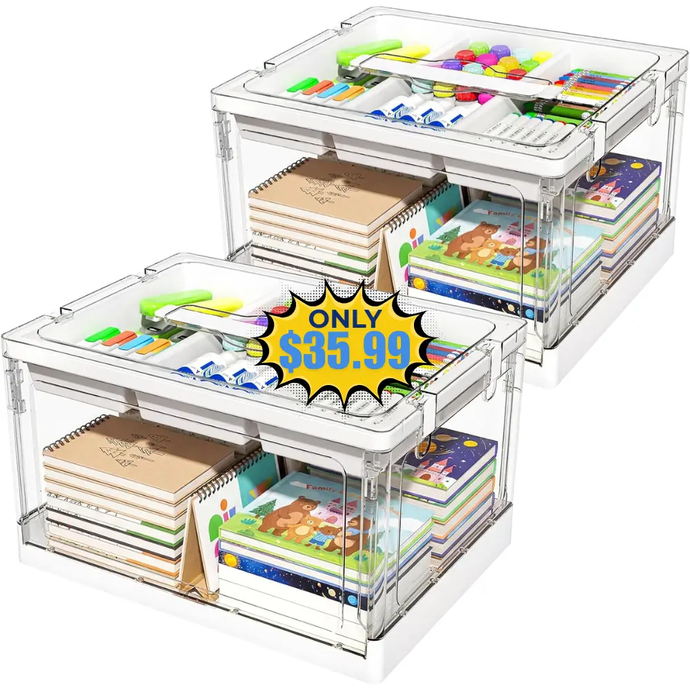 24QT Clear Craft Organizer Deal: Save 28%