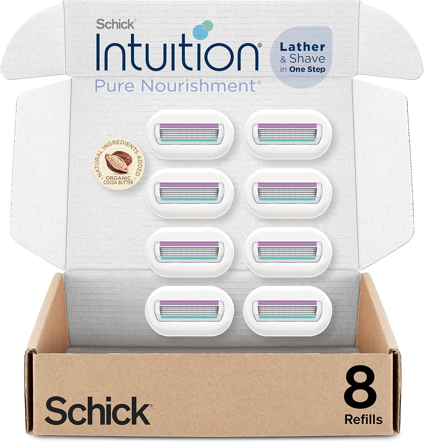 Schick Intuition Refill, Pure Nourishment Razors for Women | deal at Amazon