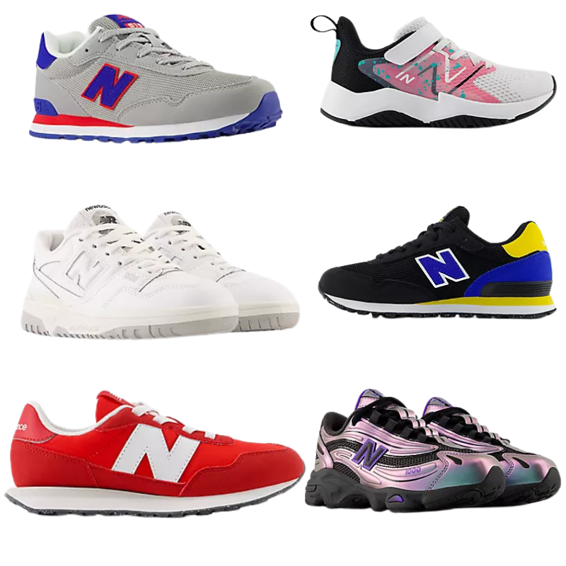 New Balance Kids Shoes 2 for $60 Sale at Joe’s New Balance Outlet