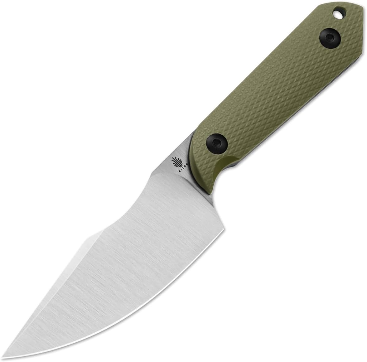 Kizer Harpoon Fixed Blade Knife with Sheath, 3.84” D2 Fixed Blade
