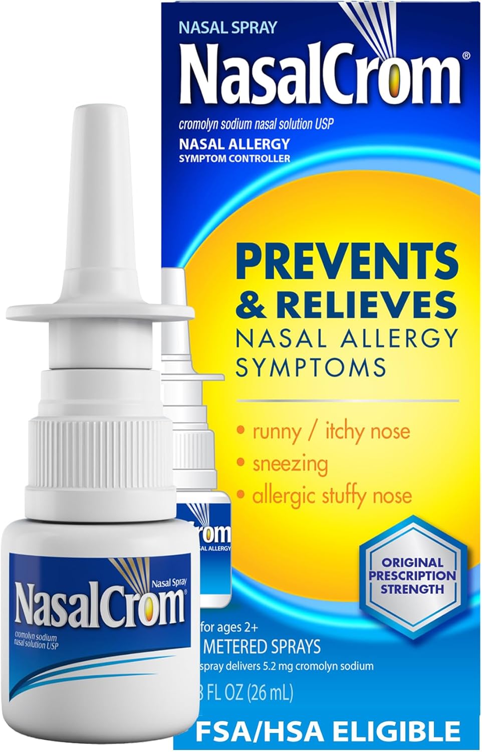 NasalCrom Nasal Spray Allergy Symptom Controller | 200 Spray deal at Amazon