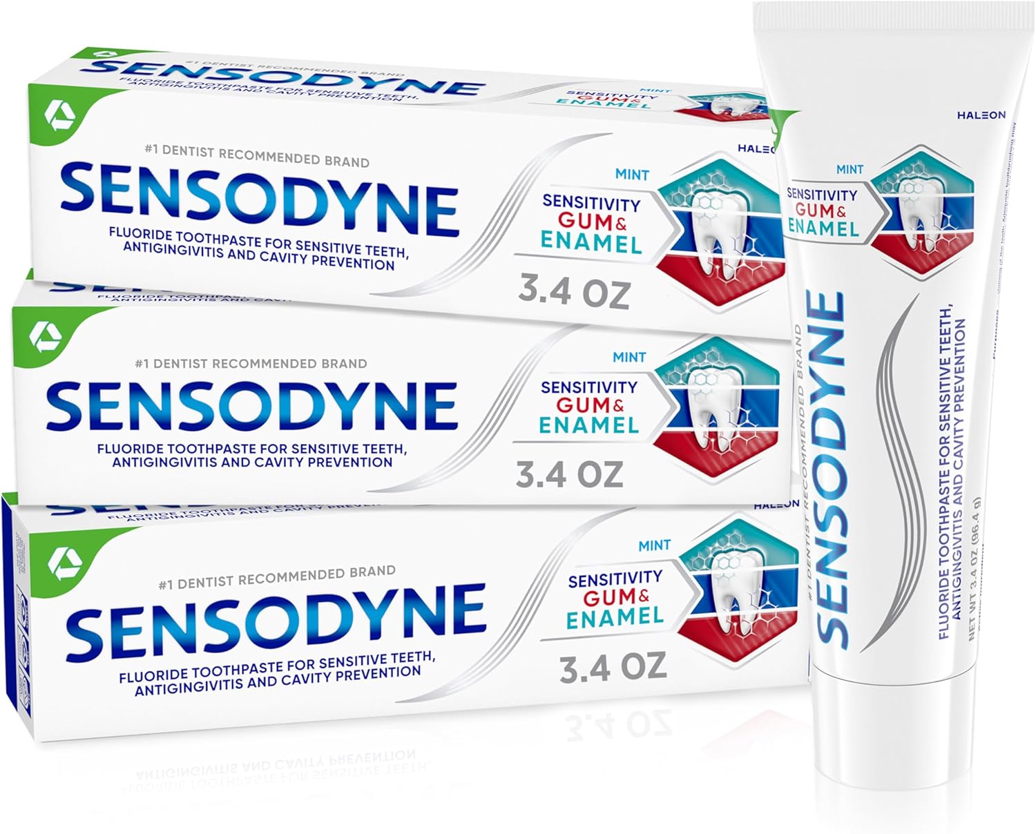 Sensodyne Toothpaste Sensitivity Gum and Enamel, Triple Prot deal at Amazon