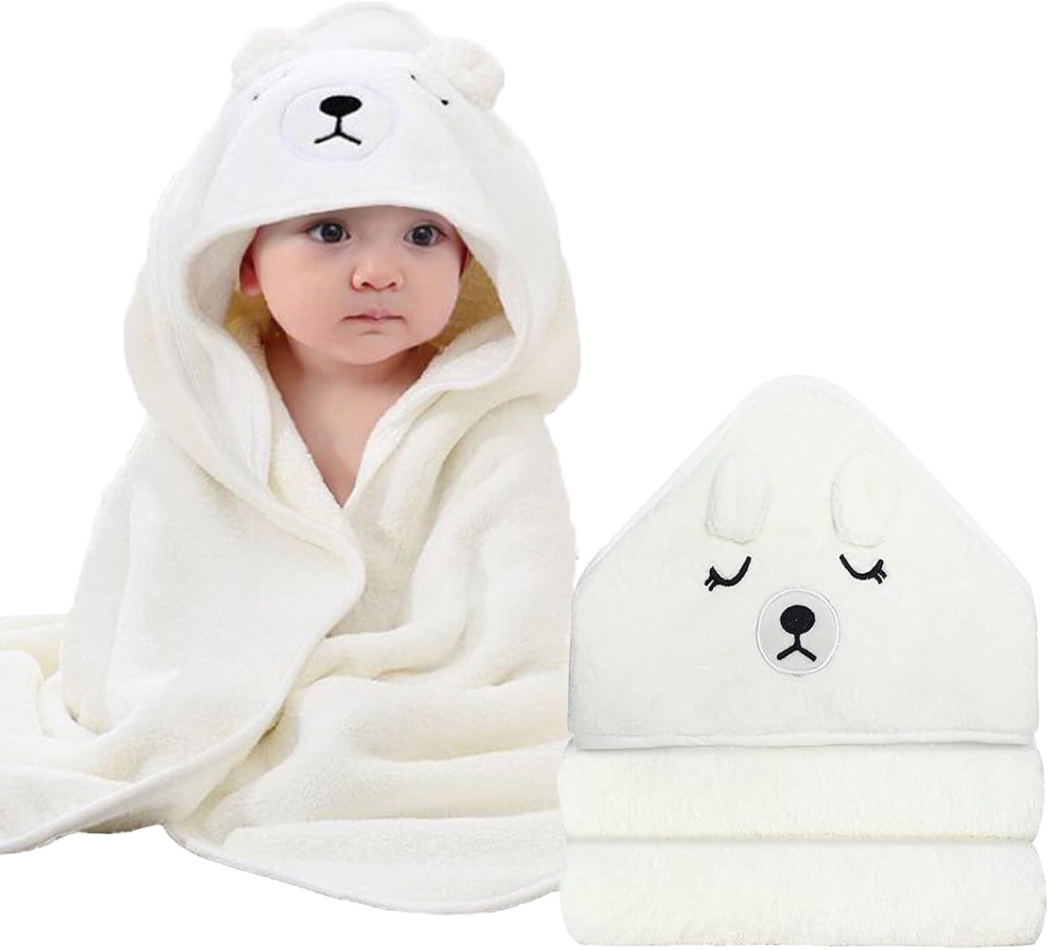 ROXANEPIG Hooded Baby Towels - Premium Ultra Soft Organic Ba deal at Amazon